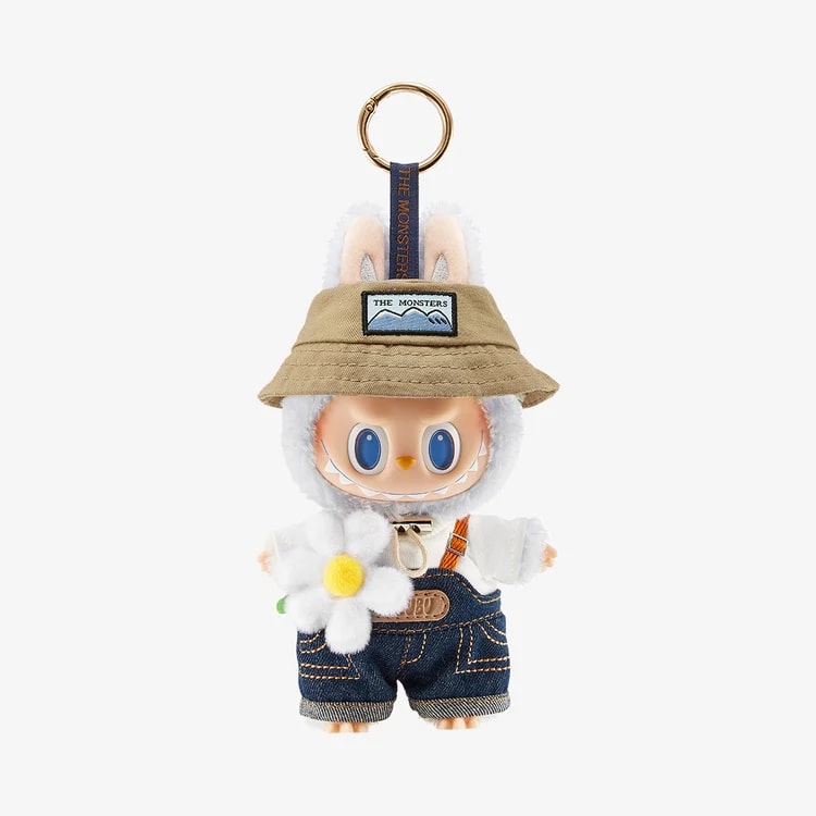 POP MART The Monsters Fall in Wild Series Vinyl Plush Doll Pendant – Labubu Explorer Keychain