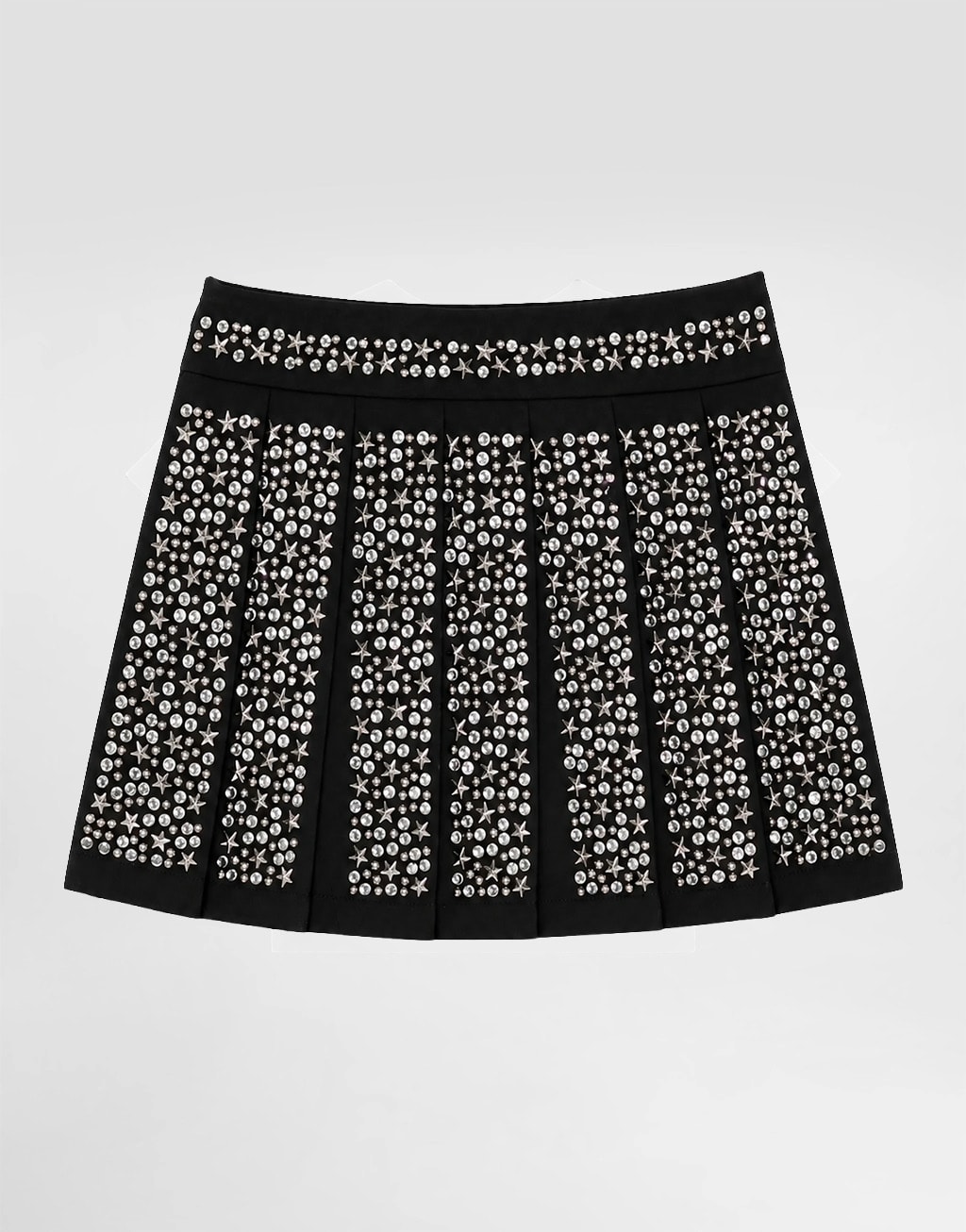 John Richmond Junior Girls Embellished Pleated Skirt Tenix
