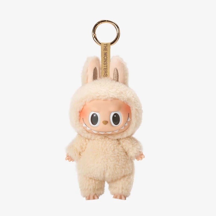 POP MART The Monsters Exciting Macaron Vinyl Face Plush Pendant – Iconic Labubu V1 Blind Box Keychain