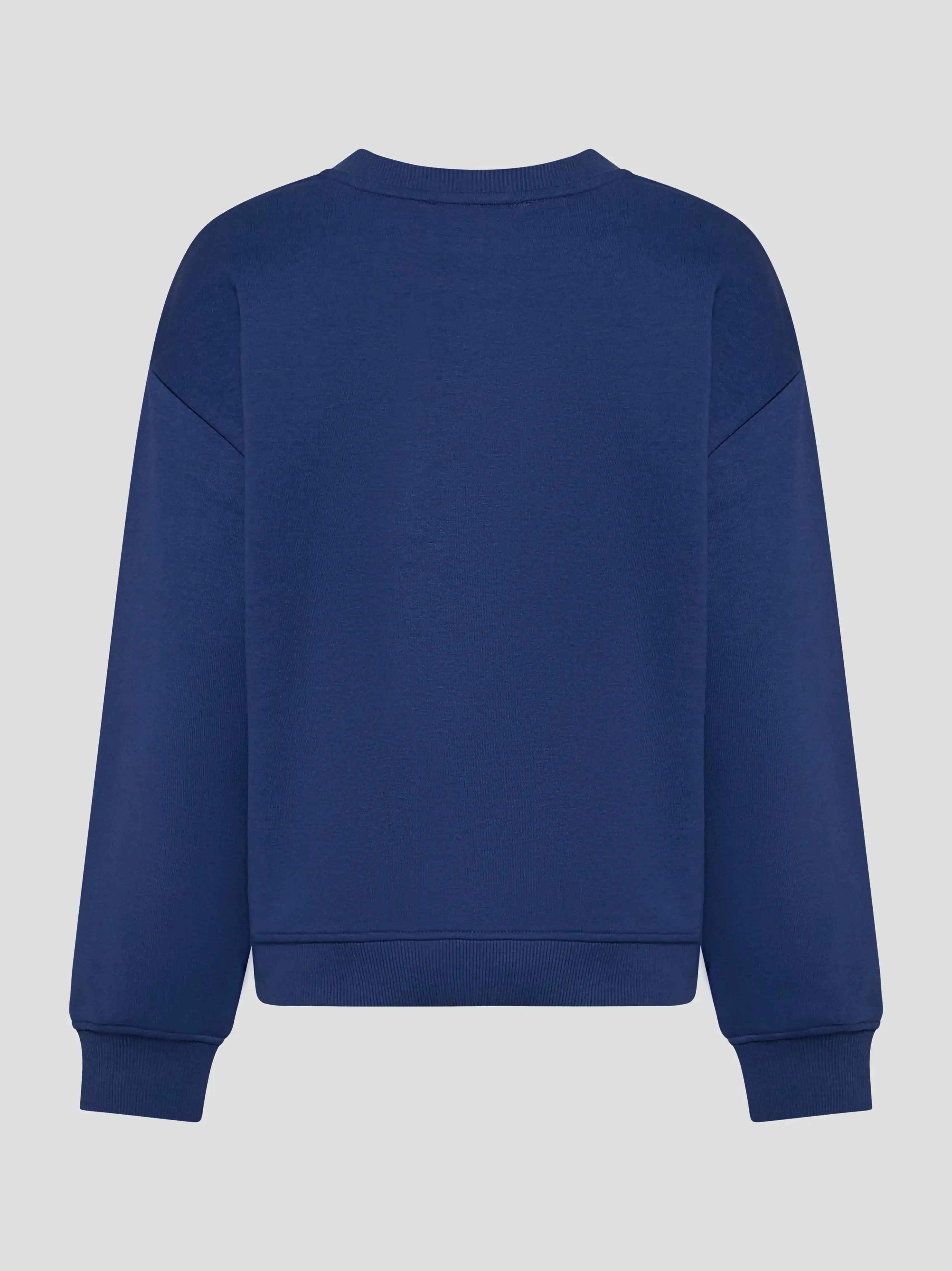 John Richmond Junior Crew-Neck Sweatshirt Oriza with Glitter JOHN RICHMOND Logo