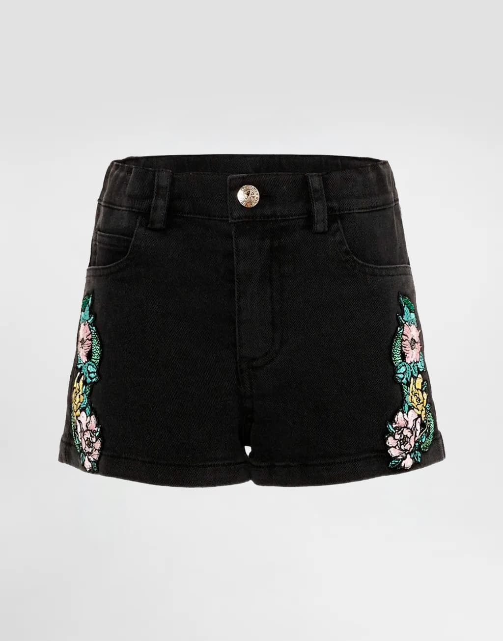 John Richmond Junior Girls' Floral-Embellished Shorts Shapuira
