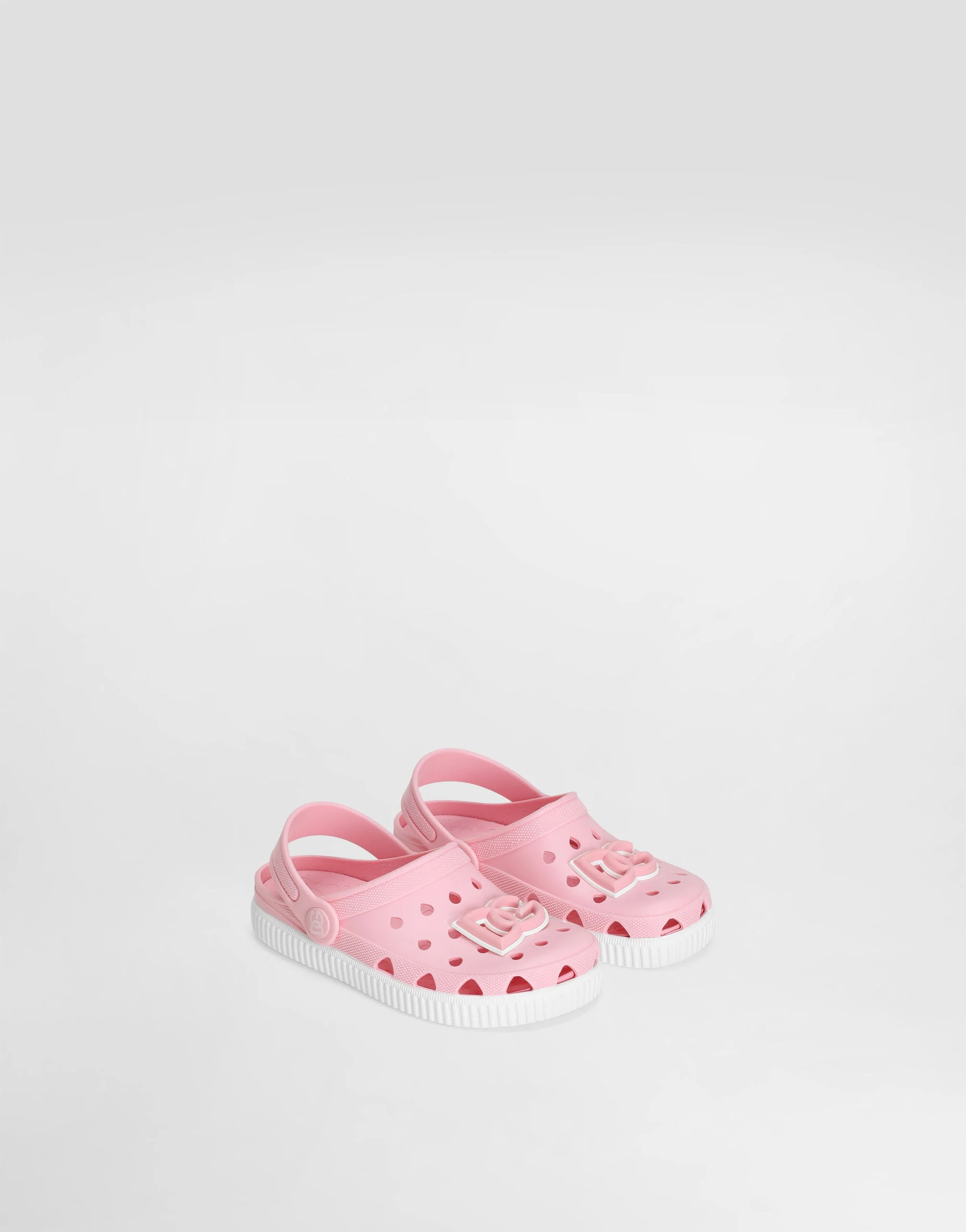 Dolce & Gabbana Kids Rubber Slip-Ons with DG Logo