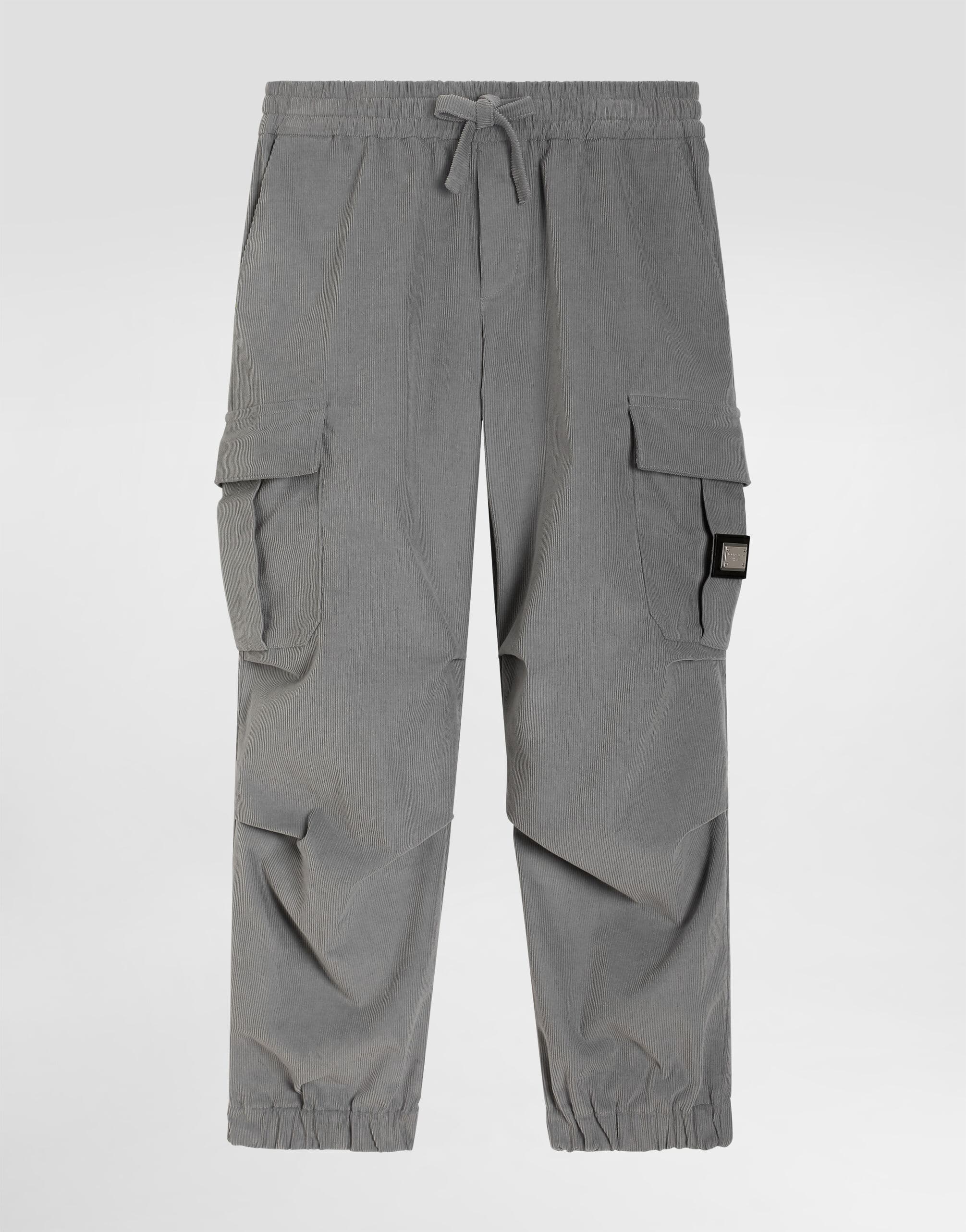 Dolce & Gabbana Kids Corduroy Cargo Trousers