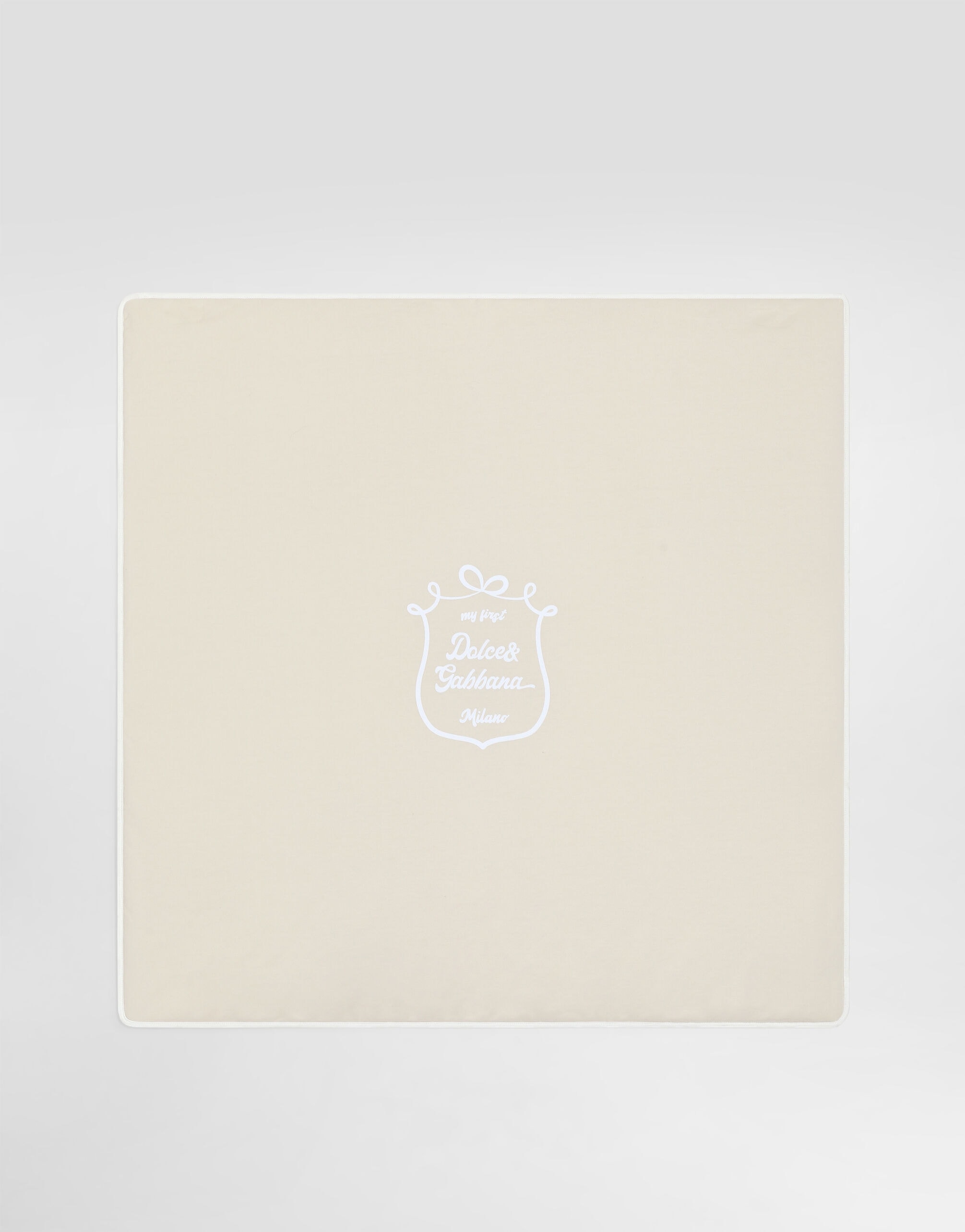 Dolce & Gabbana Kids Cotton Blanket My First with DG Print