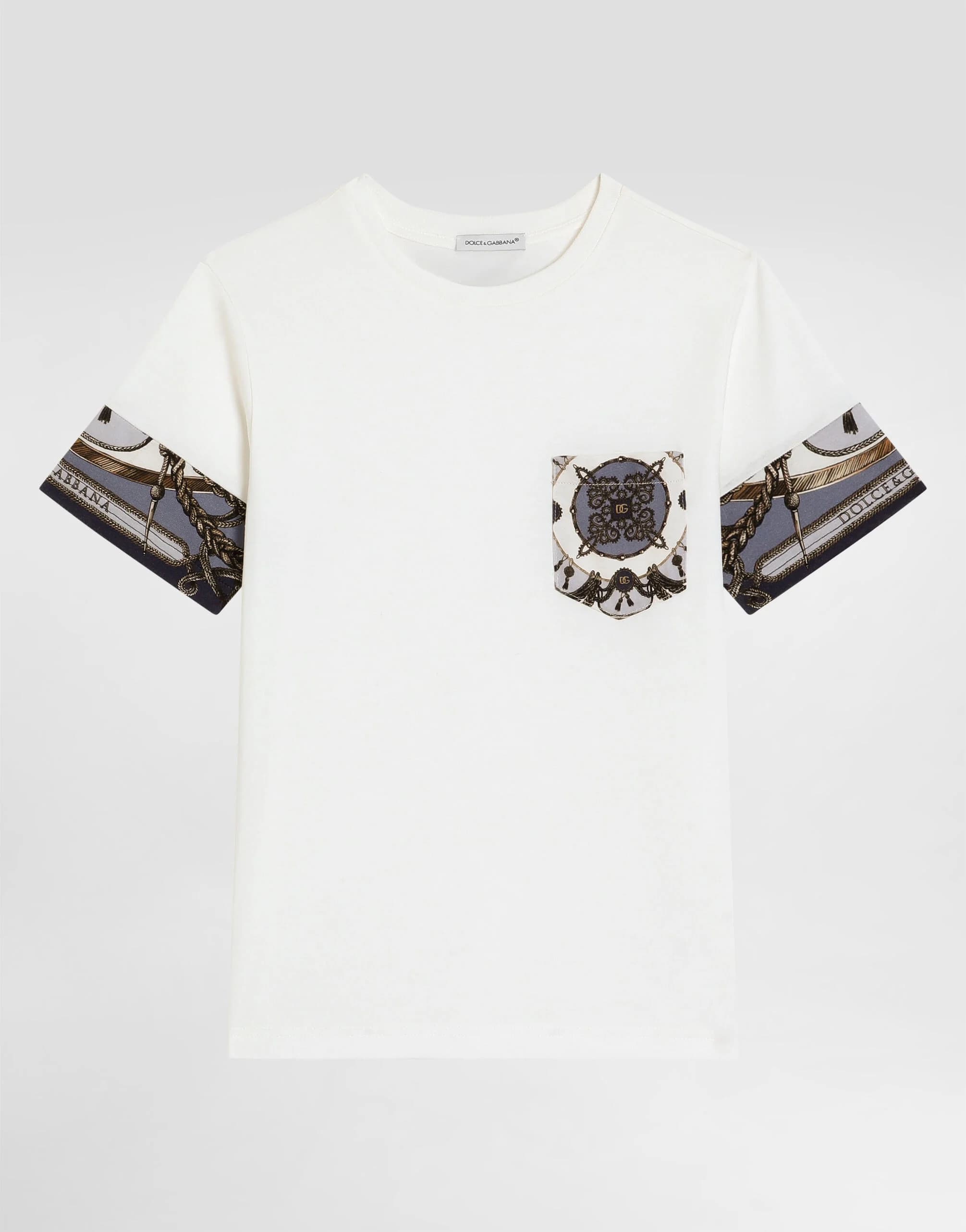 Dolce & Gabbana Kids Cotton T-Shirt with Graphic Print