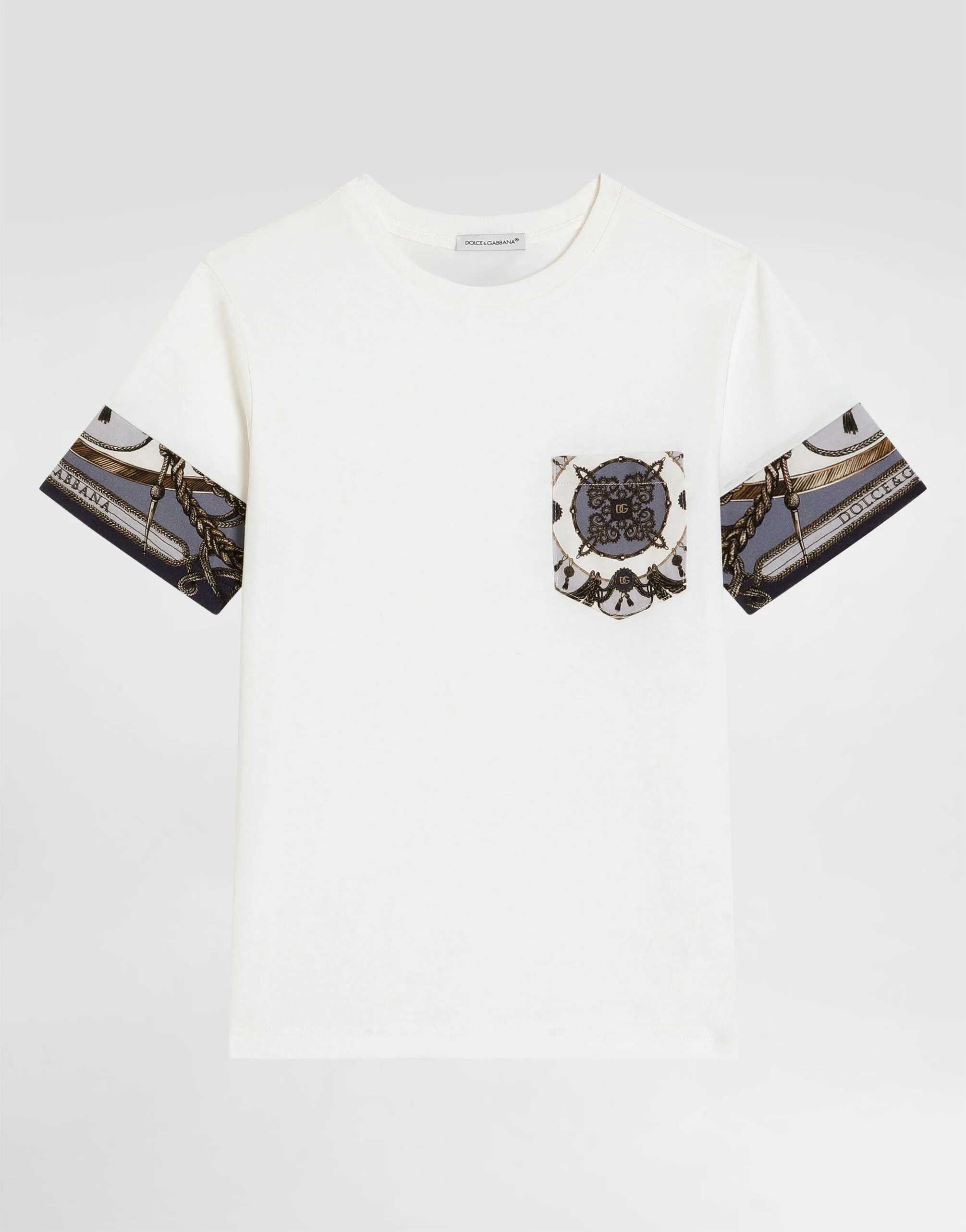 Dolce & Gabbana Kids Cotton T-Shirt with Graphic Print