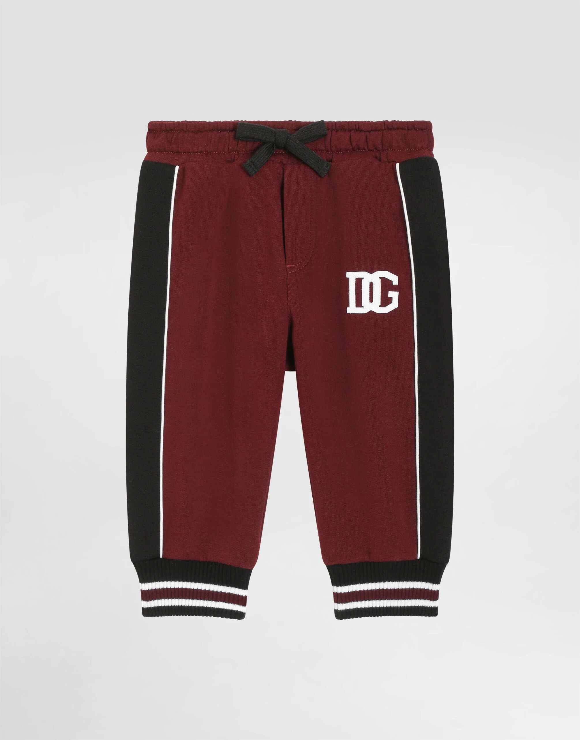 Dolce & Gabbana Kids Cotton Trousers with Embroidered Details