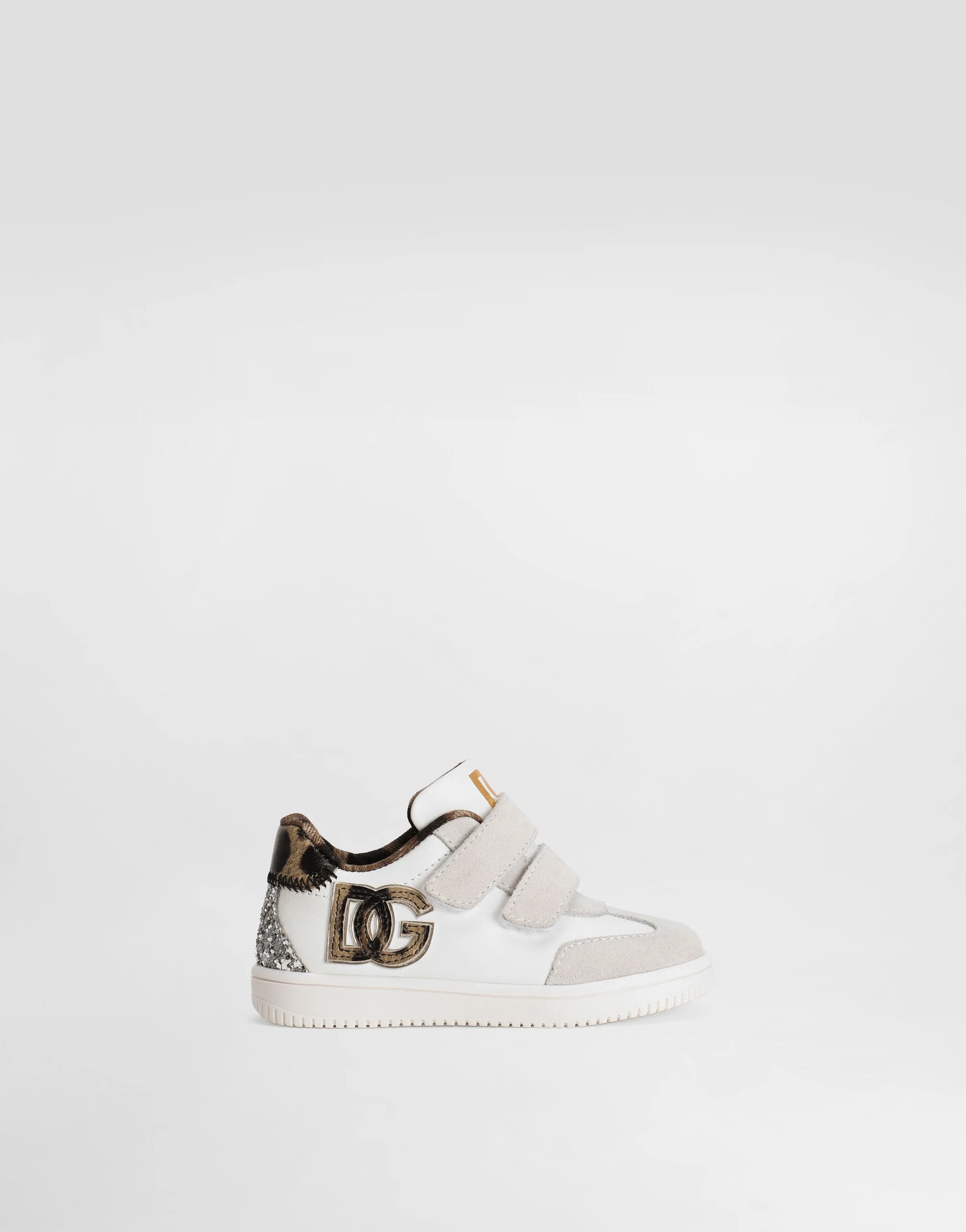 Dolce & Gabbana Kids First Steps DG Original Sneakers in Calfskin