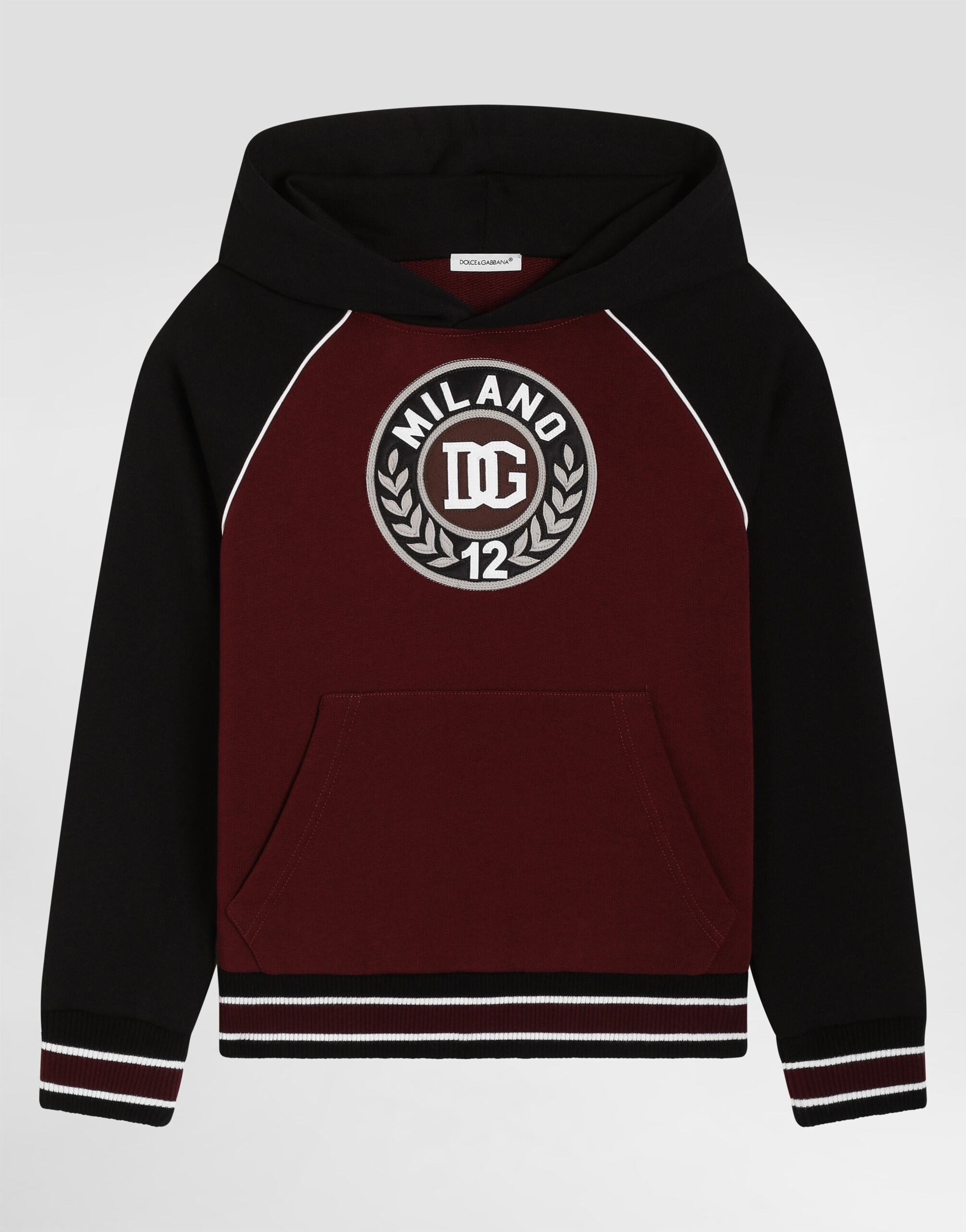 Dolce & Gabbana Kids Hooded Sweatshirt with Embroidery