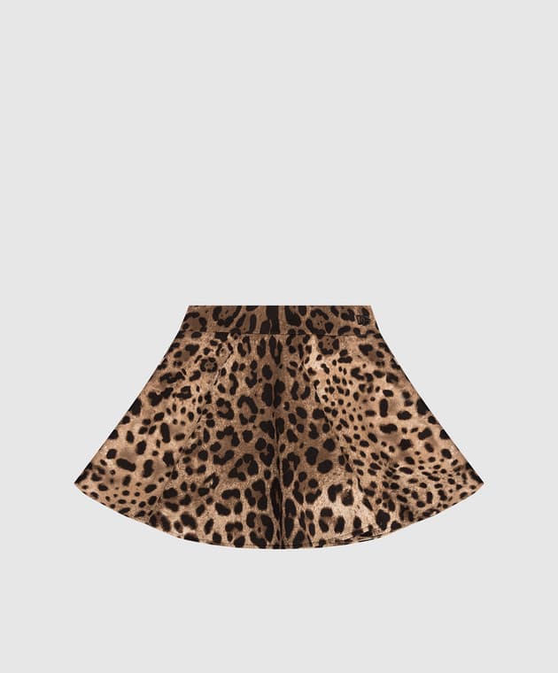 Dolce & Gabbana Kids Leopard-Pattern Skirt