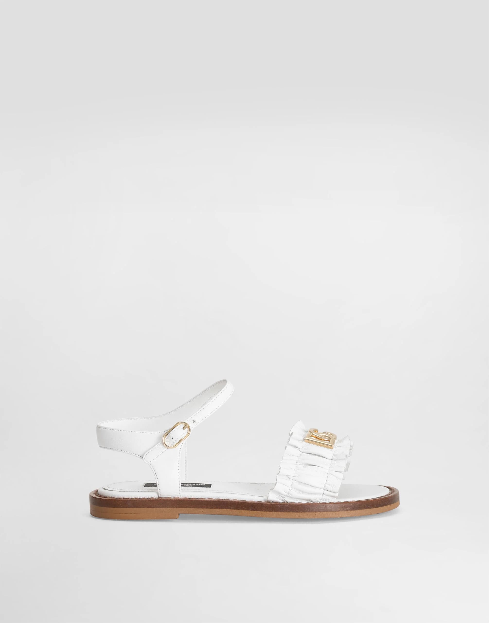 Dolce & Gabbana Kids Nappa Leather Sandals