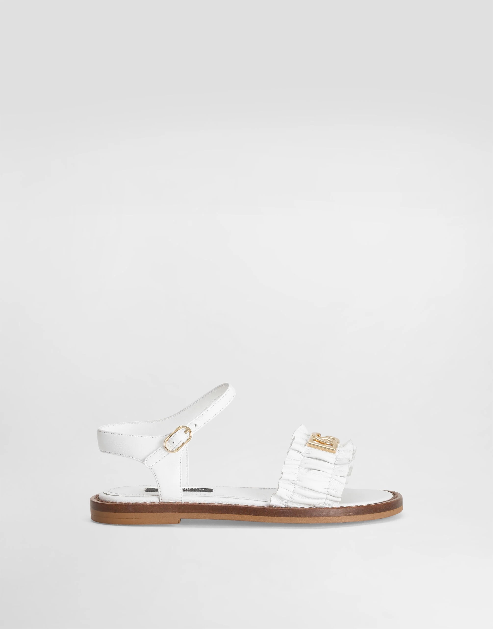 Dolce & Gabbana Kids Nappa Leather Sandals