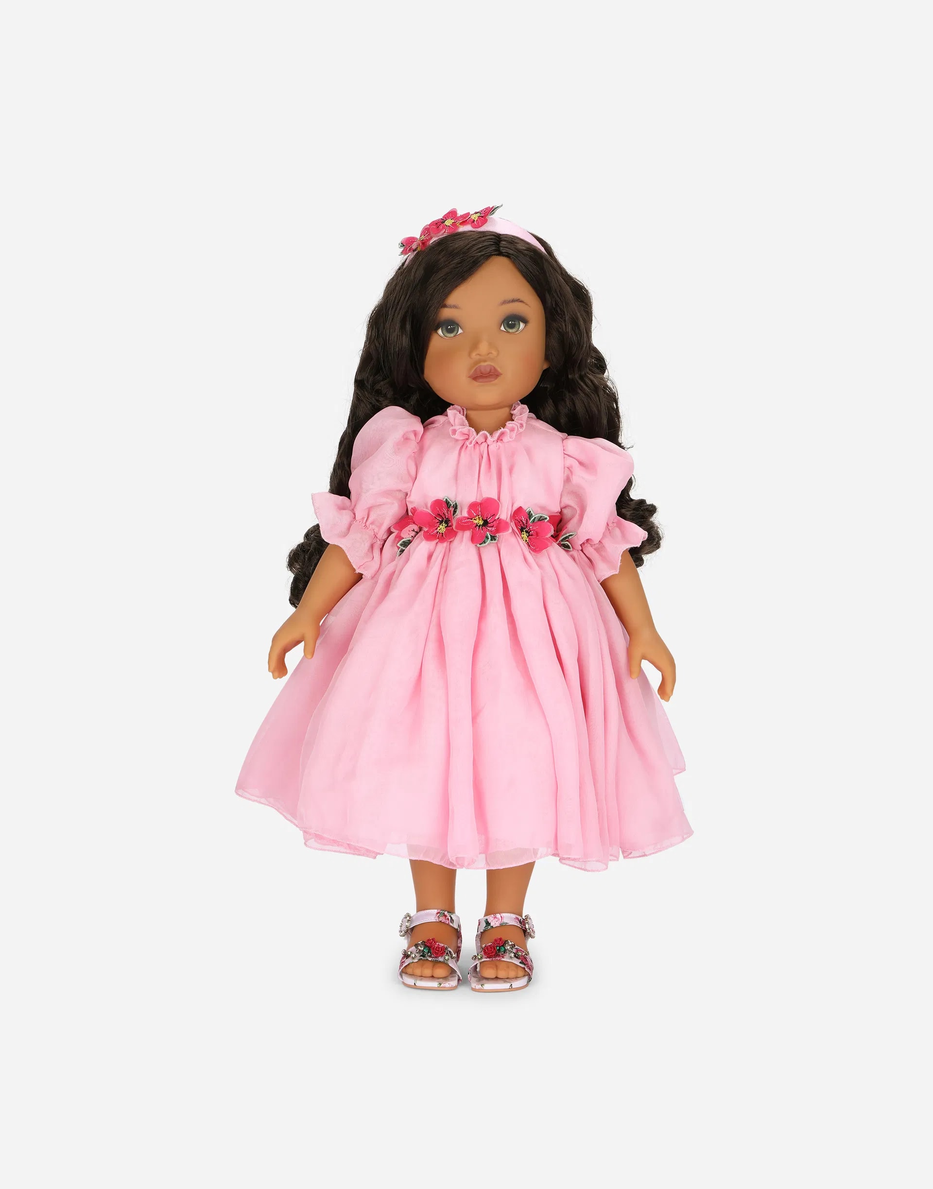Dolce&Gabbana Kids Doll with Chiffon Dress