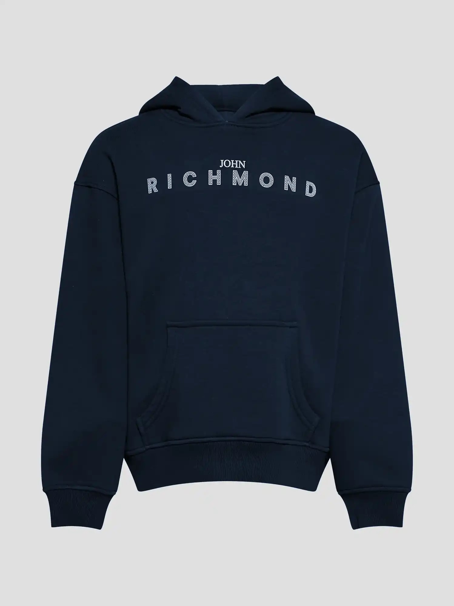 John Richmond Junior Hooded Sweatshirt with Logo Print