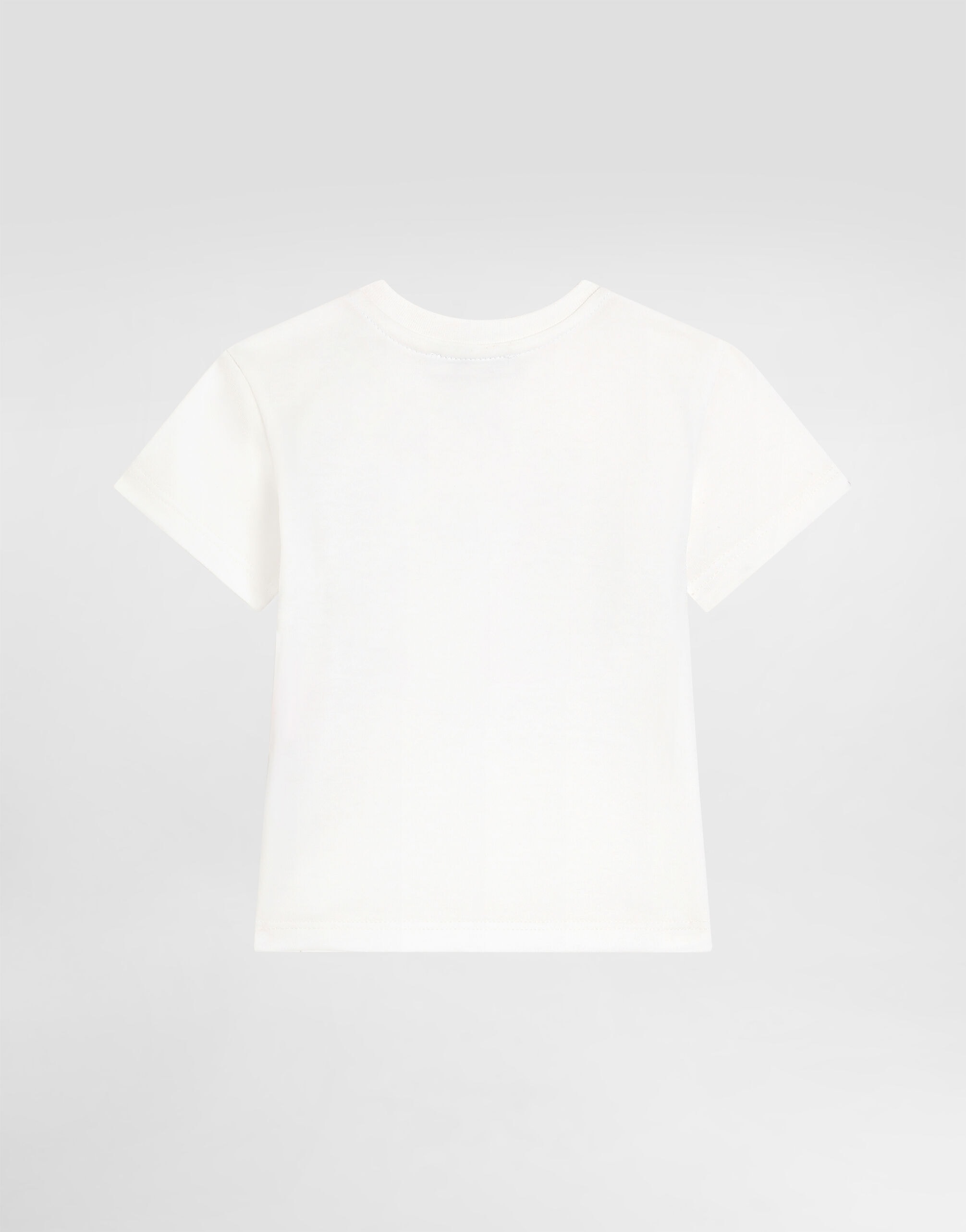Dolce & Gabbana Kids Cotton T-Shirt with Embroidered Logo