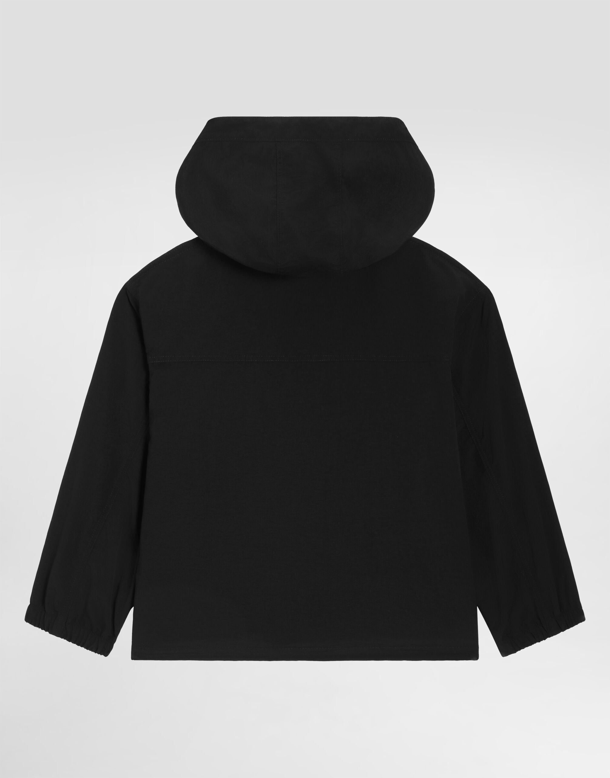 Dolce & Gabbana Kids Oversized Zip-Up Hooded Jacket with DG Logo