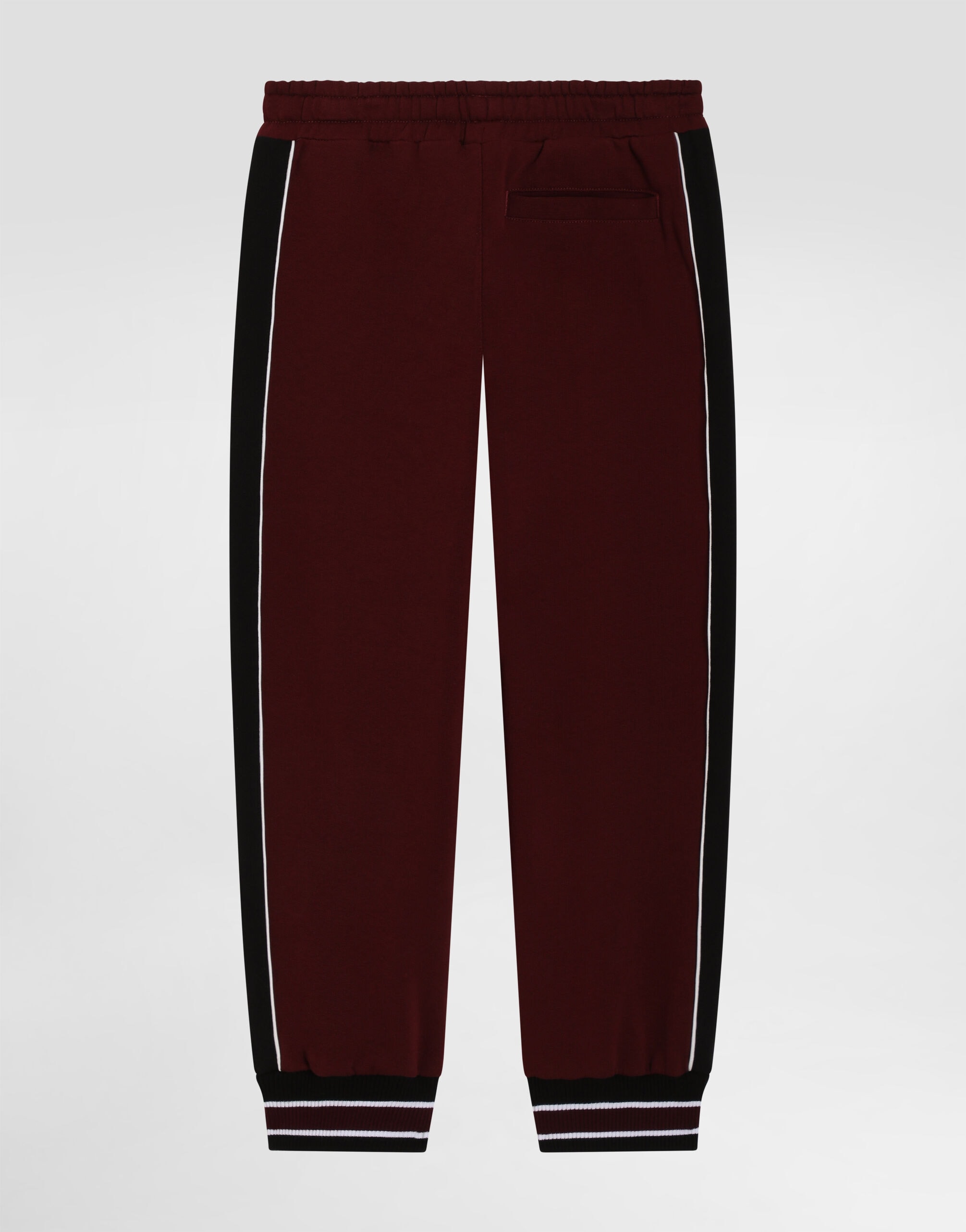 Dolce & Gabbana Kids Cotton Sweatpants with Ribbed Cuffs