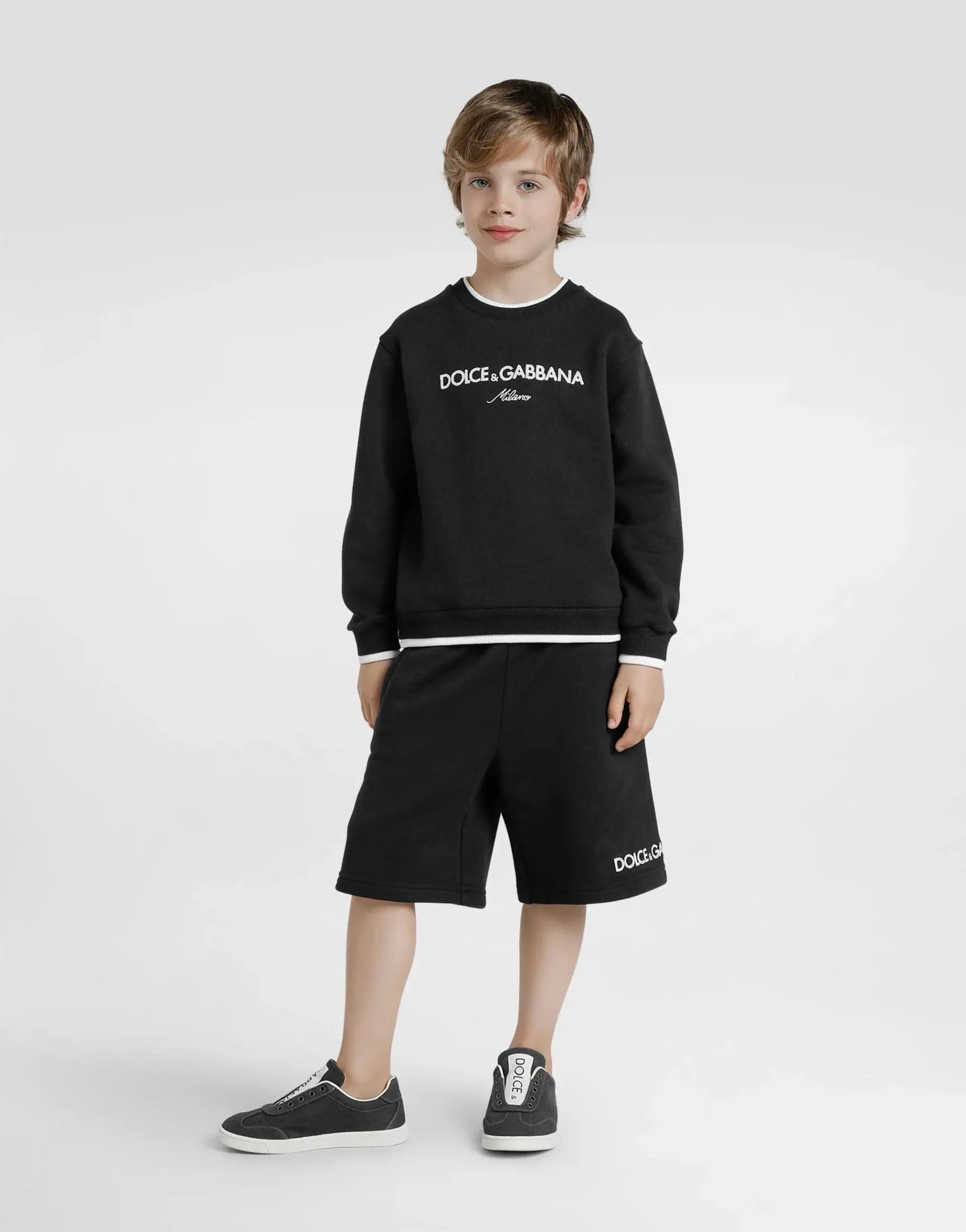 Dolce & Gabbana Sports shorts with DG embroidery
