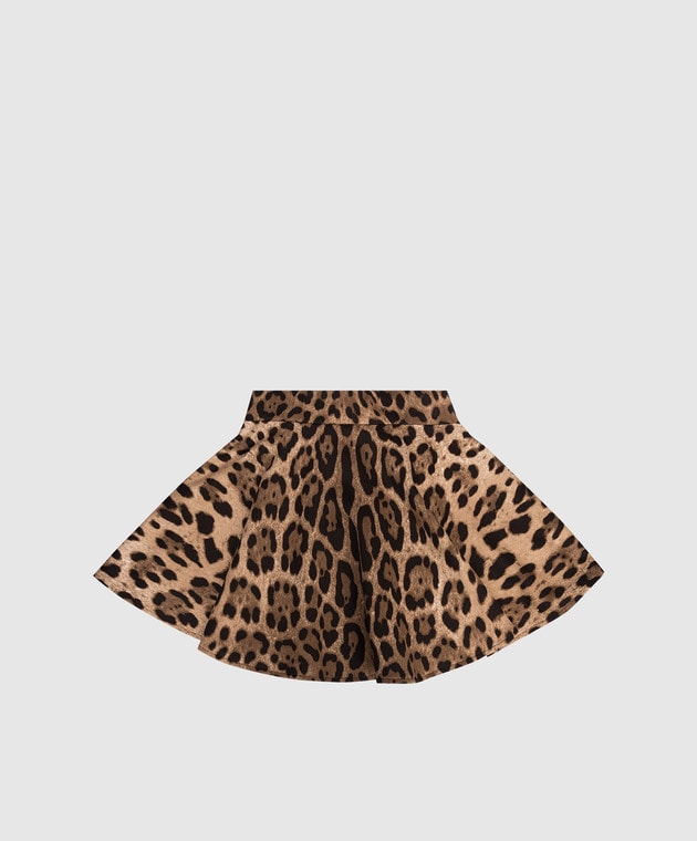 Dolce & Gabbana Kids Leopard-Pattern Skirt