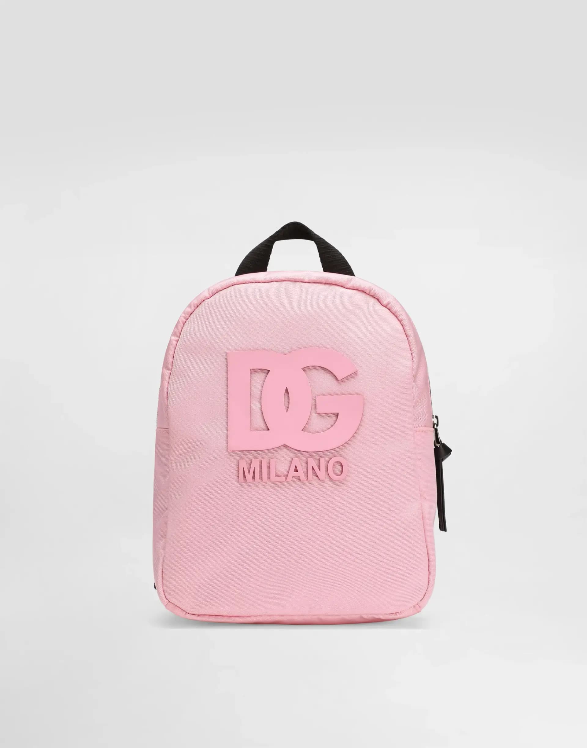Dolce & Gabbana Kids Nylon backpack with DG rubber patch