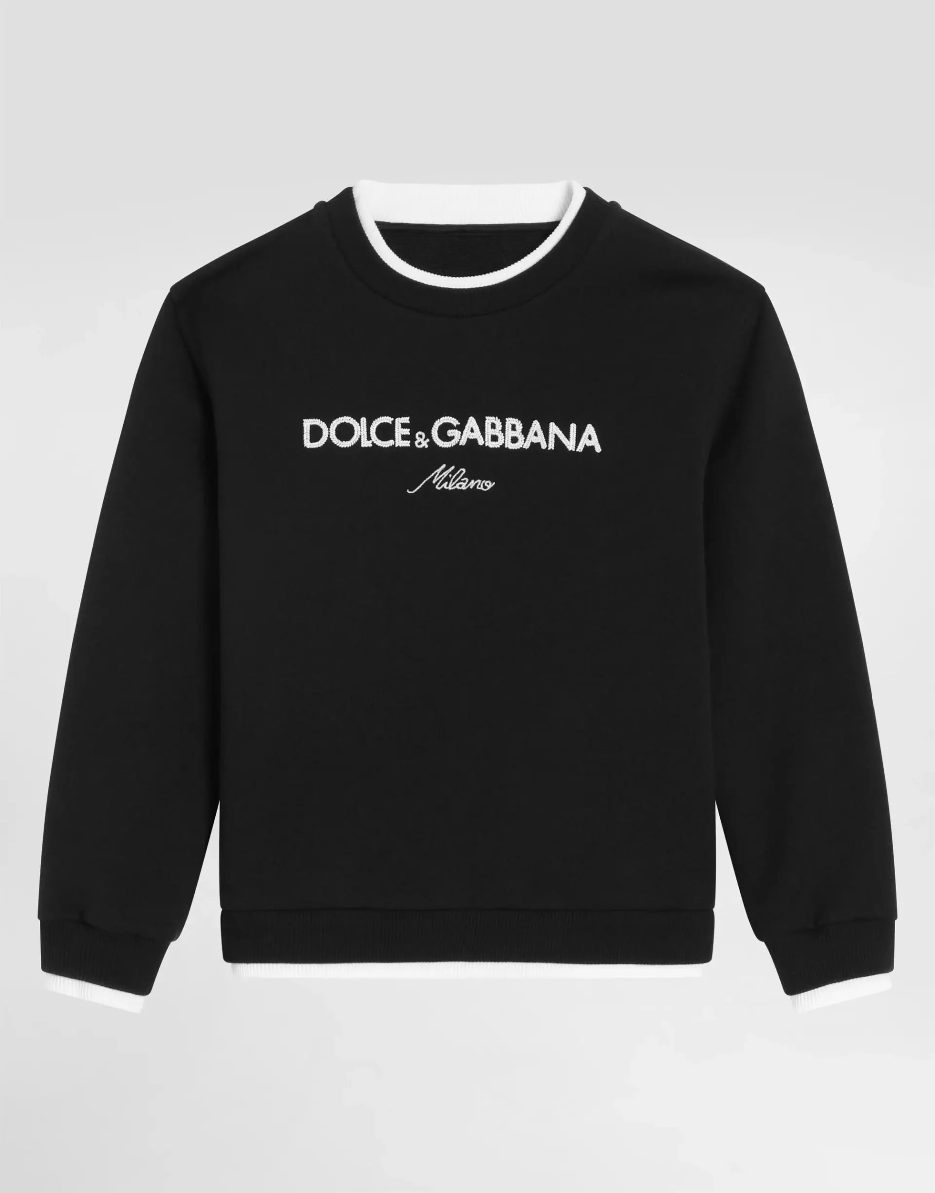 Dolce & Gabbana Kids Sweatshirt with DG embroidery
