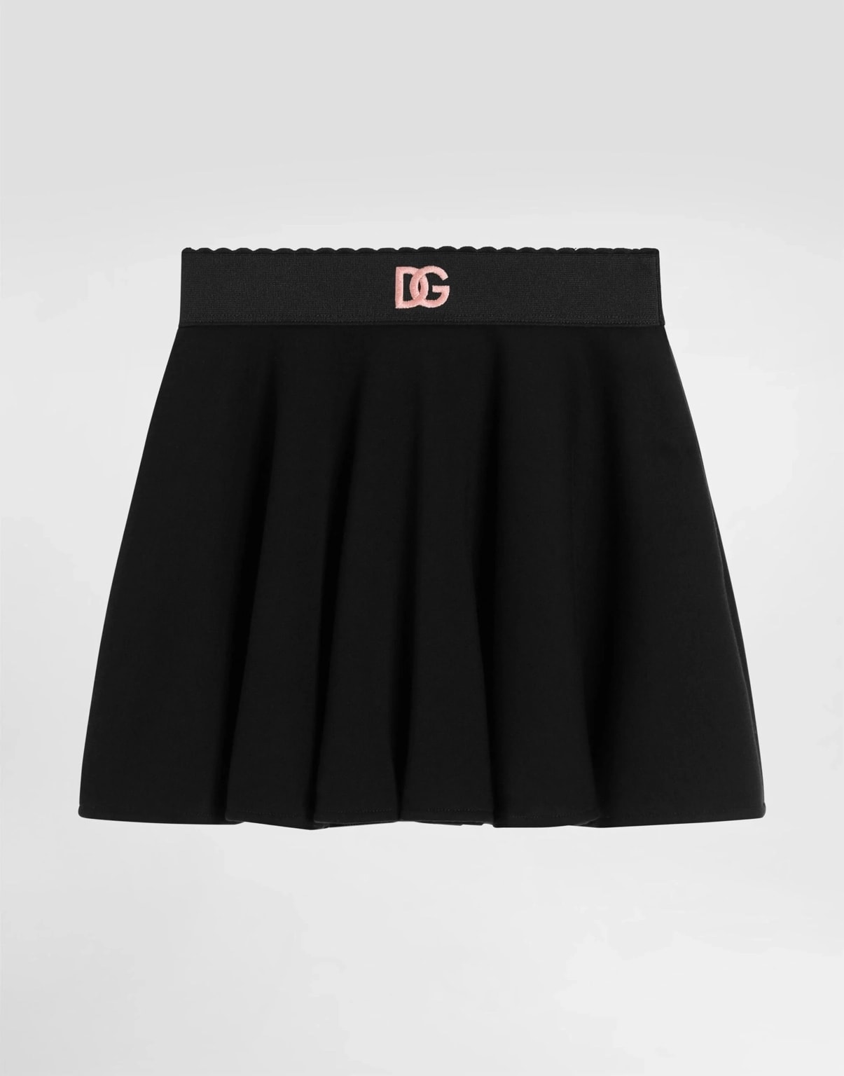 The Dolce & Gabbana Kids Jersey Skirt with DG Logo